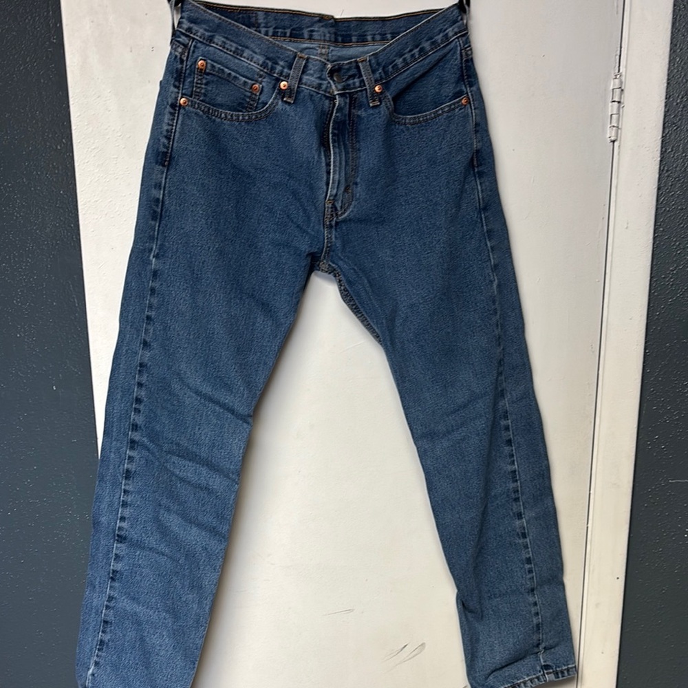 Levi's Blue Straight Jeans with Classic Style